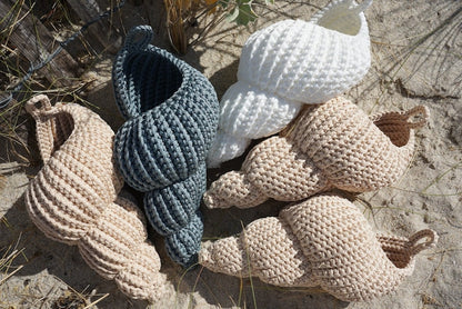 Coquillage licorne en crochet