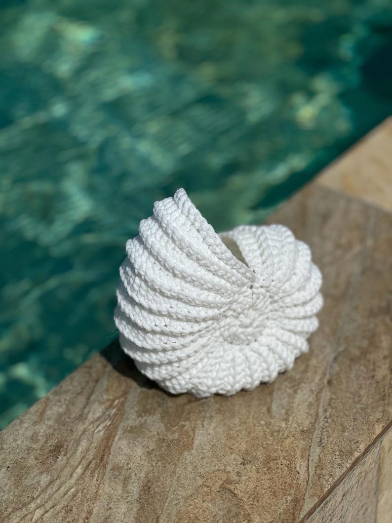 Coquillage Nautilus en crochet